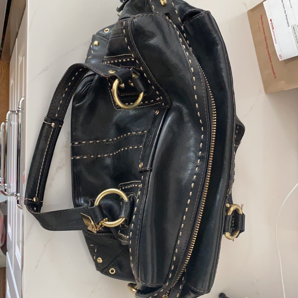 Coach leather handbag - Picture 2 of 3